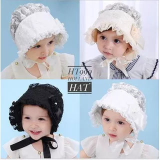 emyli-tp-39A new holland baby hat topi anak bayi renda girl cewek perempuan balita