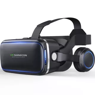 Shinecon 6.0 - VR Box 3D Glasses Virtual Reality Kacamata Virtual Shinecon Original dengan Headphone