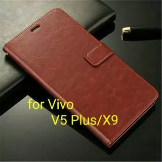 Flip Cover Vivo V5 Plus X9 V5+ V5Plus VivoV5+ VivoV5Plus Vivo X9 Wallet Leather Case Casing HP