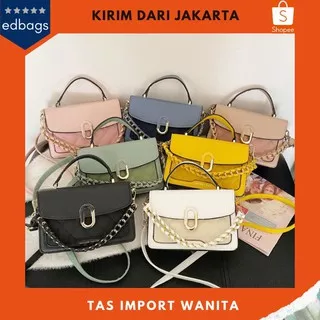 Tas Selempang Rantai Import Wanita Fashion Korea TB570 New Arrival 2021 EDBAGS