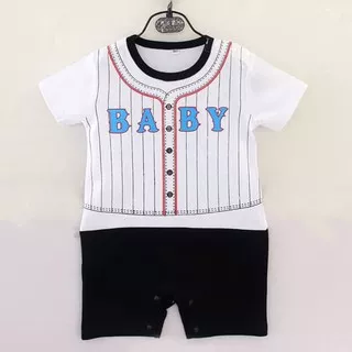 Baju Bayi Baseball Baby Romper Balita 0102