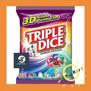 Triple Dice Tri-Zip / Detergent powder / Dadu bubuk deterjen 4,2kg