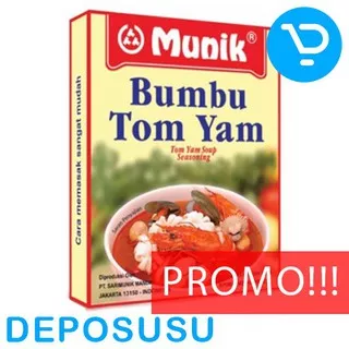 MUNIK Bumbu TOM YAM 130g | Tom Yam Soup Seasoning (SKU-6)