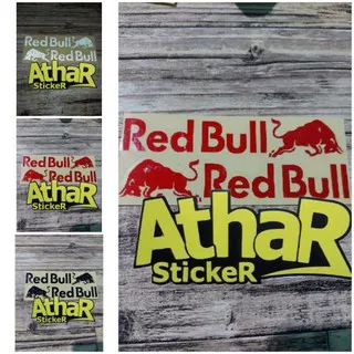 STICKER RED BULL KANAN KIRI CUTTING STICKER CUTTING MOTOR CUTTING STICKER STICKER EMBLEM MOTOR LOGO STICKER LOGO STICKER CUTTING