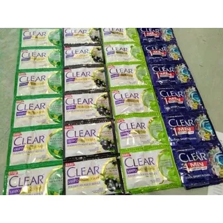 Shampo Clear/Renceng Isi 12 Sachet