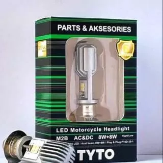 Lampu Depan Led Tyto 2sisi M2B Cree ACDC Putih 8/8 watt.