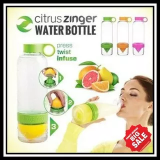 (SALE) BOTOL MINUM CITRUS ZINGER JUICE INFUSED WATER BOTTLE BPA FREE