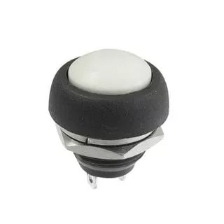 Push Button Switch Momentary 12mm Push On Saklar 12mm White Putih