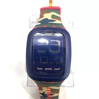 JAM TANGAN SWATCH TOUCH SURR104 DESERT STORM TOUCHSCREEN ORIGINAL DIGITAL