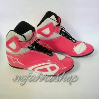 sepatu drag alpinestar kpro pink /sepatu touring