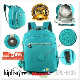 TAS KIPLING RANSEL ATAU TAS KIPLING WANITA UKURAN SEDANG BISA MUAT LAPTOP UKURAN 13 6135