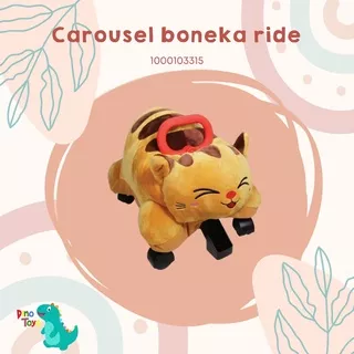 carousel funbike fun bike ride funride boneka mobil duduk lion singa elephant gajah ladybug kumbang