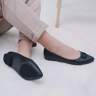 Sepatu Wanita Sepatu SARA PERMATA Sepatu Wanita Dewasa Kekinian Flat Shoes Jelly Casual Sepatu Kerja Wanita Sepatu kantor