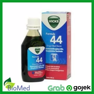 VICKS FORMULA 44 Sirup 100 ml - Obat Batuk Kering Alergi Bersin