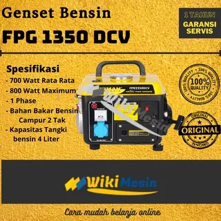 Genset Bensin Gasoline Generator Firman FPG 1350DCV FPG1350DCV 750W Portable 2 Tak