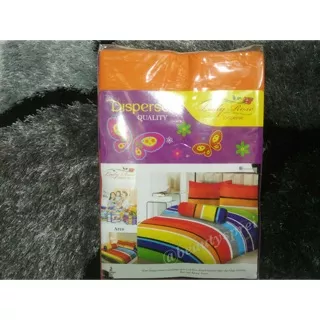 Sprei single 120x200 rainbow pelangi lady rose disperse katun halus