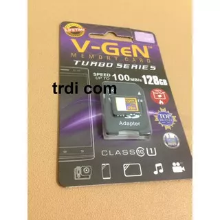 Micro Sd Vgen Turbo 128 Gb Class 10 + Adaptor mmc 128gb V-Gen microsd