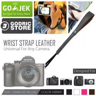 Godric Leather Wrist Strap Kamera Universal DSLR Mirrorless Fujifilm Sony Canon Leica Etc