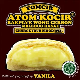 Tomcir Atom Kocir Vanila Bakpia Cirebon 1 pack isi 5