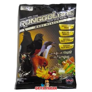 Ebod Ronggolawe Pellet 400g / pakan burung berkicau ebod jaya kuning