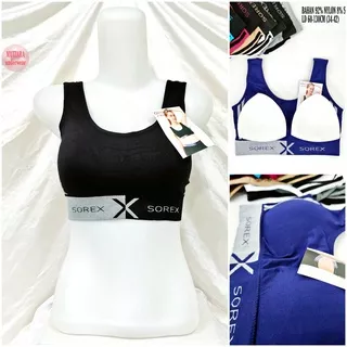 Sport Bra SOREX SP023 Fit 34-42/M-XXL Bahan nylon mix spandex Bra Olahraga Basic SOREX SP023 Premium