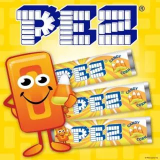 PEZ Candy Refill - Candy Corn Flavored