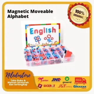 MONTESSORI Eva Foam Magnetic Movable Alphabet Lowercase Uppercase Classroom Magnet Letters Moveable