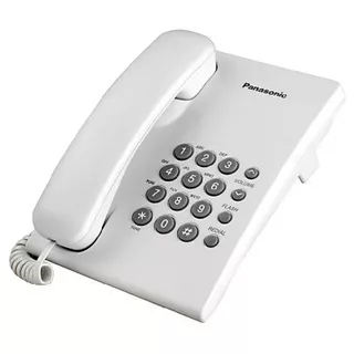 Telepon Rumah / Kantor / Kabel Panasonic KX-TS500 - White