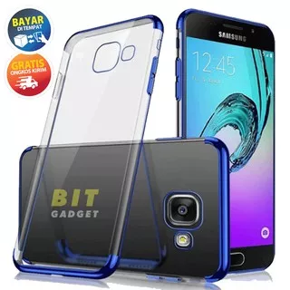 Samsung A5 2017 Shiny Electro Plating Clear Chrome Soft Case / casing hp samsung a5 2017