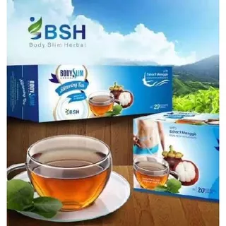 Body Slim Herbal Slimming Tea (BSH Tea) , Original, New Pack (Depkes)