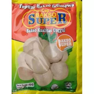 TEPUNG PENGENYAL BAKSO 33 gr CAP BAKSO SUPER HALAL MURAH GROSIR 100% ASLI ORIGINAL TEPUNG BAKSO