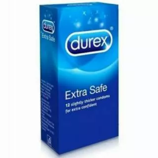 (Privasi Terjaga) Kondom Durex Ekstra Extra Safe isi 12 pcs
