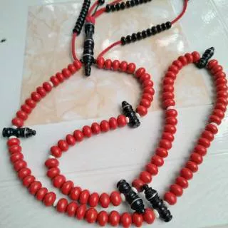 Tasbih muslim TINJANI 100 butir bahan MARJAN