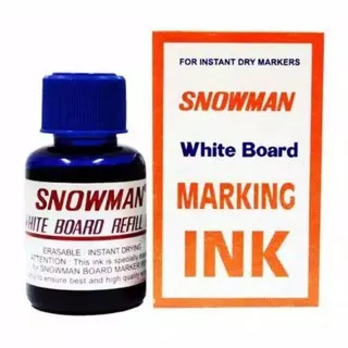 Tinta spidol snowman whiteboard hitam