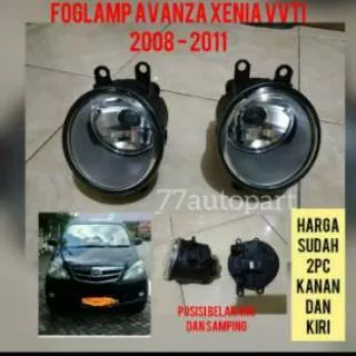 Fog Lamp Foglamp Lampu Kabut Mobil Avanza Xenia New VVTI (2008 - 2011) 2 pcs Good Quality