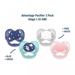 empeng Dr Browns Advantage Pacifier 0-6 bulan Empeng Bayi dot newborn