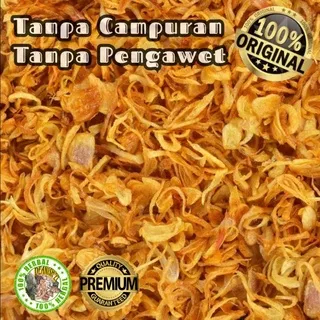 Bawang Goreng PAHLAWAN/Bawang Merah Goreng Gurih/Renyah ORIGINAL tidak campuran- 250gram