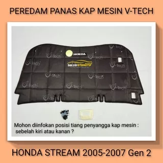 HONDA STREAM 2005-2007 Gen 2 Peredam Panas Kap Mesin Aksesoris Variasi Mobil VTECH Original