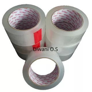 Lakban Bening 48mm 100Yard/Lakban Packing/Solasi Bening/Isolasi Bening Besar