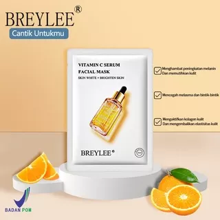 [Ori100%]BREYLEE Skincare Masker Wajah Peel off  & Sheet Mask - Vitamin C Serum Facial Mask - Pemutih Wajah /Pelembab /Anti Aging