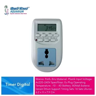 Timer Listrik Digital Al 06 B Timer Lampu Aquarium