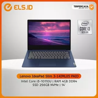 Lenovo IdeaPad Slim 3-14IML05 PAID - Blue [i3 10110U-4GB-SSD 256GB]