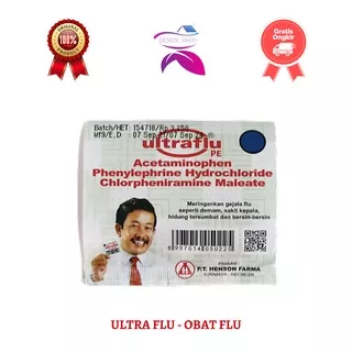 Ultraflu Strip / Obat Flu / Meringankan Gejala Flu