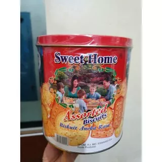 roti kaleng bulat garuda sweethome 400gram