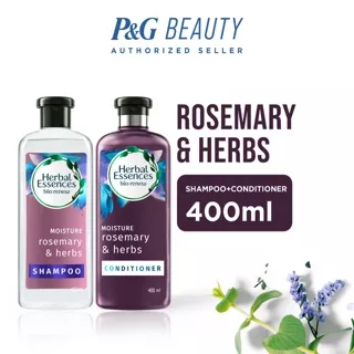 Herbal Essences Bio Renew Moisture Rosemary and Herbs Shampoo 400 mL & Herbal Essences Bio Renew Moisture Rosemary and Herbs Conditioner 400 mL