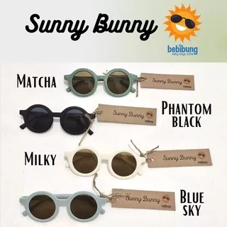 KACAMATA HITAM ANAK BAYI HITAM RAYBAN BABY BOY GIRL LAKILAKI PEREMPUAN UNISEX PLASTIK HITAM MATCHA HIJAU BLUE SKY BIRUMUDA PUTIH MILKY COD BEKASI BAYAR DI TEMPAT BEBIBUNG SUNNY BUNNY SUNGLASS SUNGLASSES KIDS KACA MATA