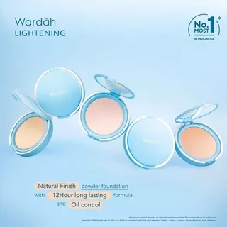 WARDAH Lightening Powder Foundation Light Feel 12g | Refill Two Way Cake TWC