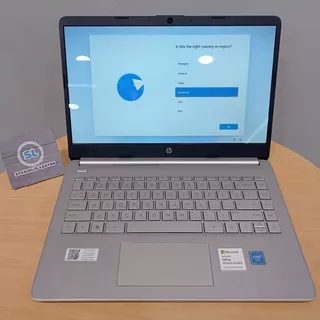 PROMO LAPTOP BARU HP 14S HP 14S DQ0508TU N4120 8GB 256GB WIN11HOME + OHS SILVER