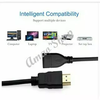 B3 HDMI Kabel Male to Female Gold | Upntuk HDTV HD DV Portable LCD Plasma HD-Box PS3 Xbox