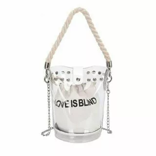 love is blind bucket bag